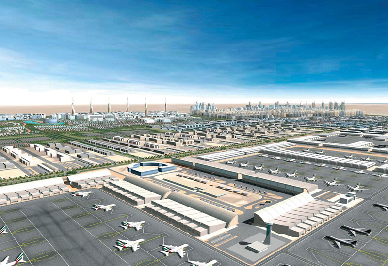 Historic Day for Dubai as Al Maktoum International airport receives first flight